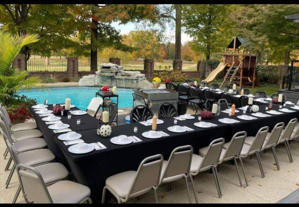 Hibachi at home Atlanta private hibachi chef for backyard parties