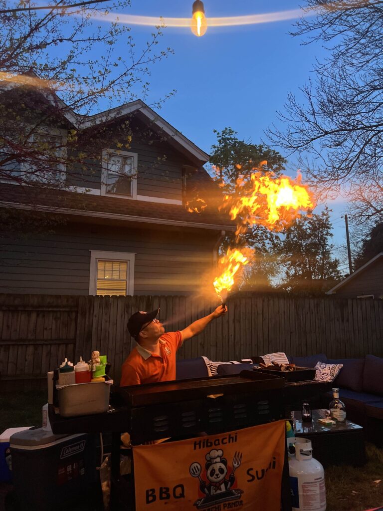 Hibachi Event Catering Columbus, AR for family and friends